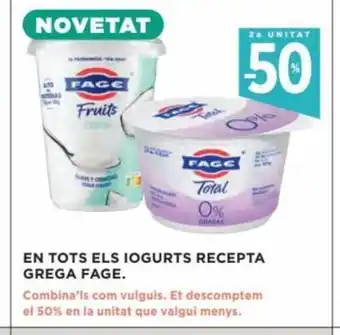 Hipercor En Tots Els Iogurts Recepta Grega Fage oferta