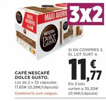 Hipercor Café Nescafé Dolca Gusto oferta