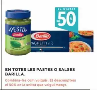 Hipercor En Totes Les Pastes O Salses Barilla oferta