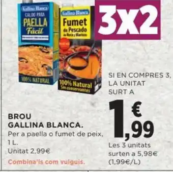 Hipercor Brou Gallina Blanca oferta
