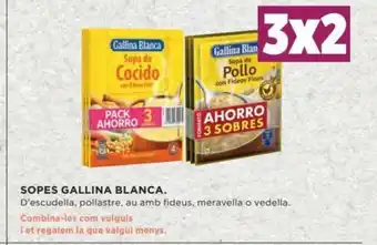 Hipercor Sopes Gallina Blanca oferta