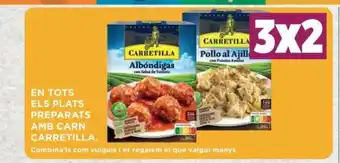 Hipercor En Tots Els Plats Preparats Amb Carn Carretilla oferta