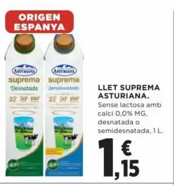 Hipercor Llet Suprema Asturiana oferta