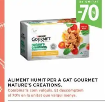 Hipercor Aliment Humit Per A Gat Gourmet Nature's Creations oferta