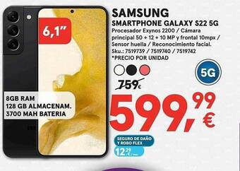 Worten Samsung smartphone galaxy s22 5g oferta