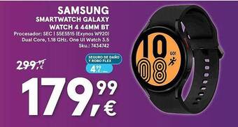 Worten Samsung smartwatch galaxy watch 4 44mm bt oferta