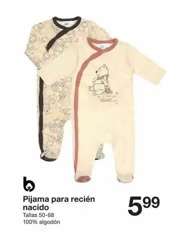 Zeeman Pijama para recién nacido tallas 50-68 100% algodón oferta