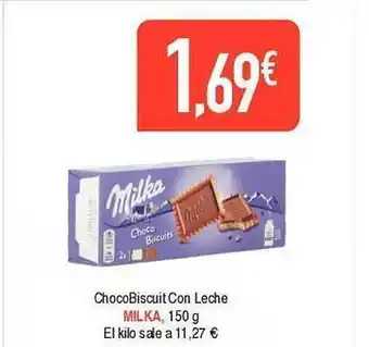 Masymas Chocobiscuit con lecxhe milka oferta
