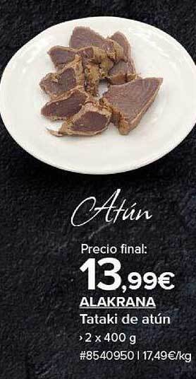 Costco Alakrana tataki de atún oferta