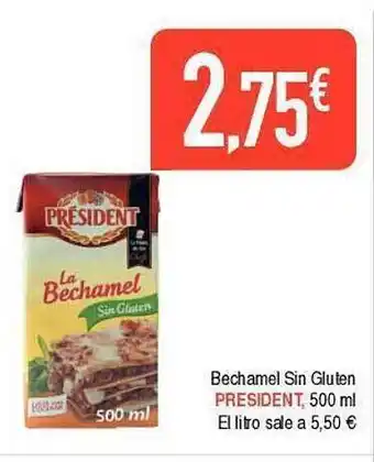 Masymas Bechamel sin gluten president oferta