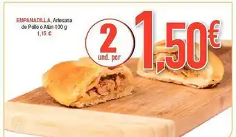 Masymas Empanadilla artesana de pollo o atún oferta