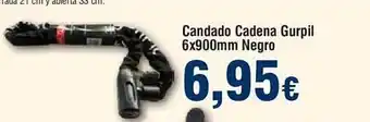 FROIZ Candado cadena gurpil 6 negro oferta