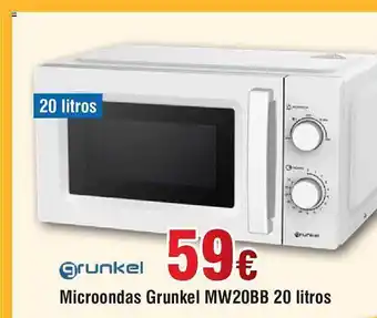 FROIZ Runkel microondas grunkel mw20bb 20 litros oferta