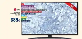 FROIZ Lg televisor lg 43uq91006la uhd stv hdr oferta