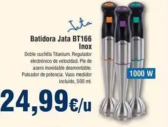 FROIZ Batidora jata bt166 inox oferta
