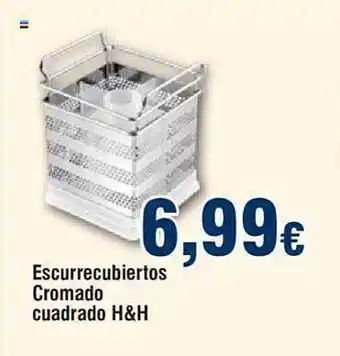 FROIZ Escurrecubiertos cromado cuadrado h&h oferta