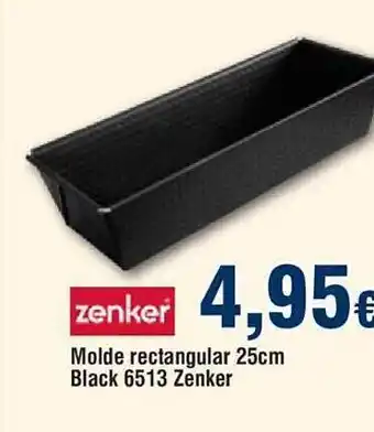 FROIZ Zenker molde rectangular 25cm black 6513 zenker oferta