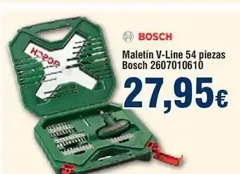 FROIZ Bosch maletín v-line 54 piezas bosch 2607010610 oferta