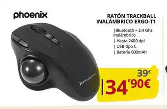 Dynos Informática Ratón trackball inalámbrico ergo-t1 oferta