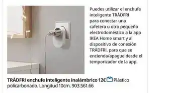 IKEA Trãdfri enchufe inteligente inalámbrico oferta