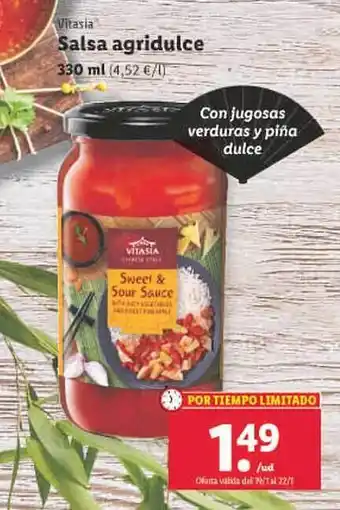 Lidl Salsa agridulce oferta