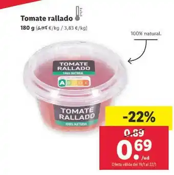 Lidl Tomate rallado oferta