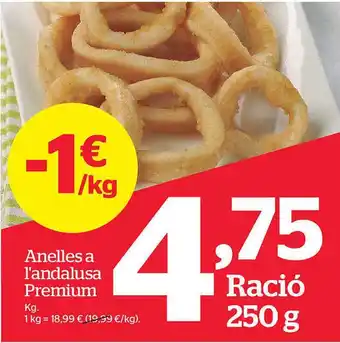 La Sirena Anelles a l'andalusa premium kg oferta