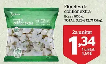 La Sirena Floretes de coliflor extra bossa total oferta