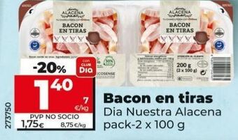 Maxi Dia Bacon en tiras oferta