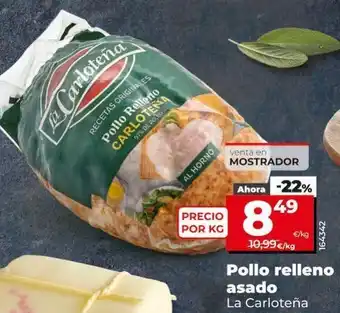 Pollo relleno la carloteña
