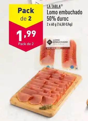 ALDI Lomo Embuchado 50% Duroc oferta