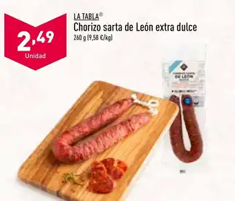 ALDI Chorizo Sarta de León Extra Dulce oferta