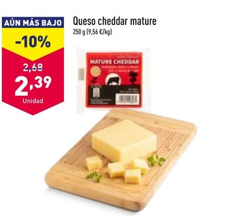 ALDI Queso Cheddar Mature oferta