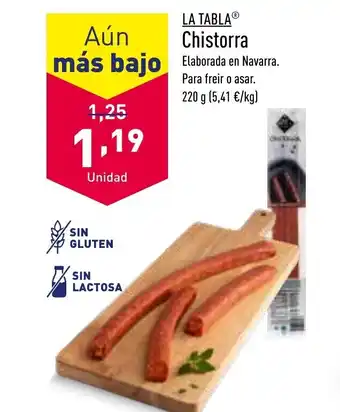 ALDI Chistorra oferta
