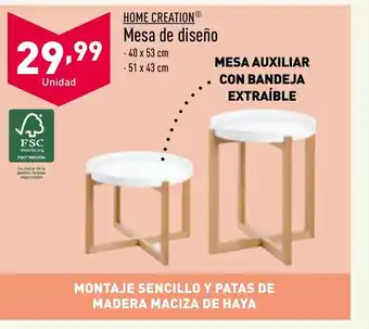 ALDI Mesa de Diseño oferta
