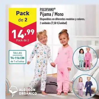 ALDI Pijama mono oferta
