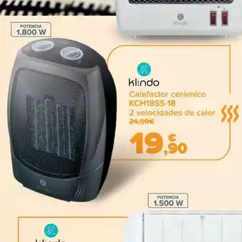 Carrefour Calefactor cerámico oferta