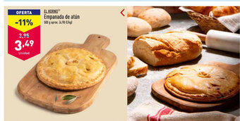 ALDI El Horno Empanada De Atún oferta