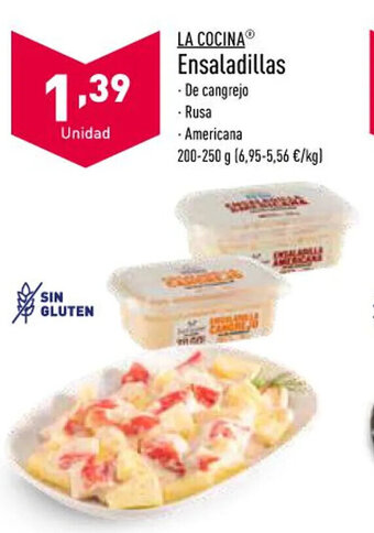 ALDI La Cocina Ensaladillas oferta