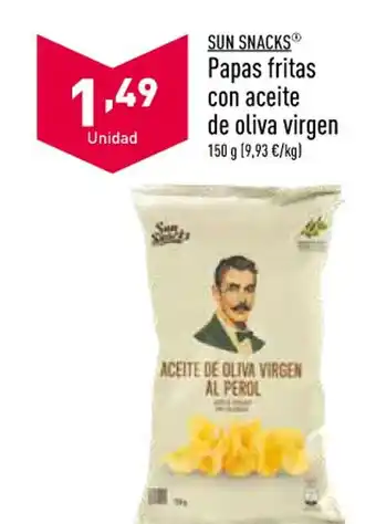 ALDI Sun Snacks Papas Fritas Con Aceite de Oliva Virgen oferta