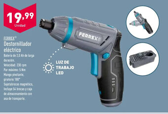ALDI Ferrex Destornillador Eléctrico oferta