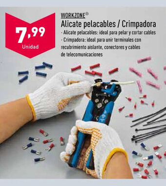 ALDI Workzone Alicate Pelacables/ Crimpadora oferta