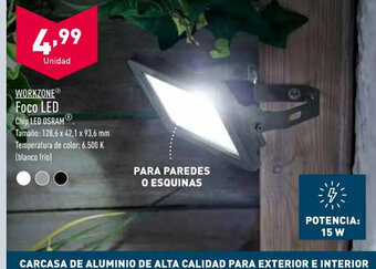 ALDI Workzone Foco LED oferta