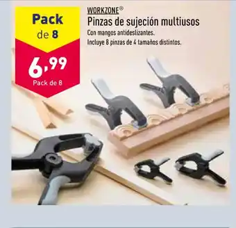 ALDI Workzone Pinzas De Sujeción Multiusos oferta