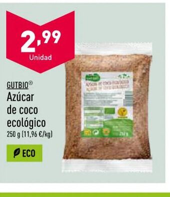 ALDI Gutbio Azúcar De Coco Ecológico oferta