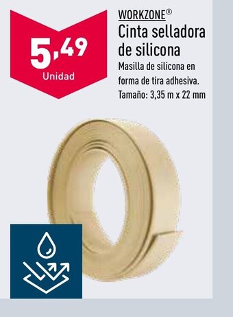 ALDI Workzone Cinta Selladora De Silicona oferta