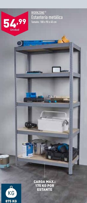 ALDI Workzone Estantería Metálica oferta
