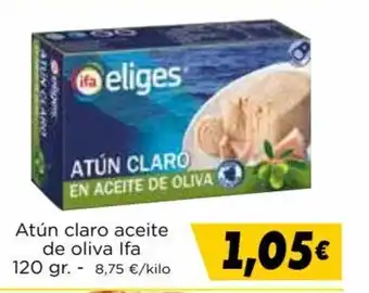 Supermercados Piedra Atún Claro Aceite De Oliva Ifa 120 gr. oferta