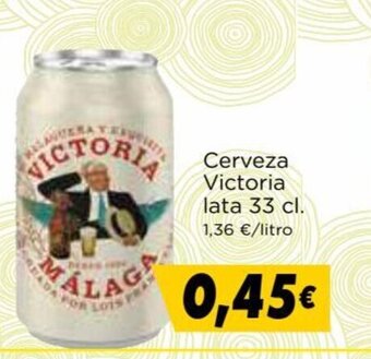 Supermercados Piedra Cerveza Victoria Lata 33 cl. oferta
