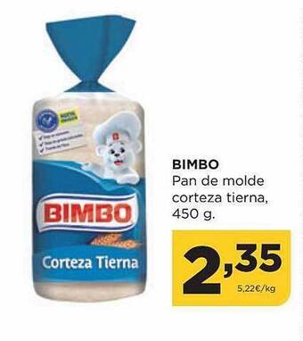 Alimerka Bimbo pan de molde corteza tierna oferta